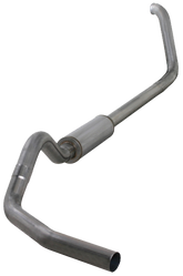 DIAMOND EYE 99-03 7.3L 4" Stainless turbo back single exhaust W/ muffler - K4319S
